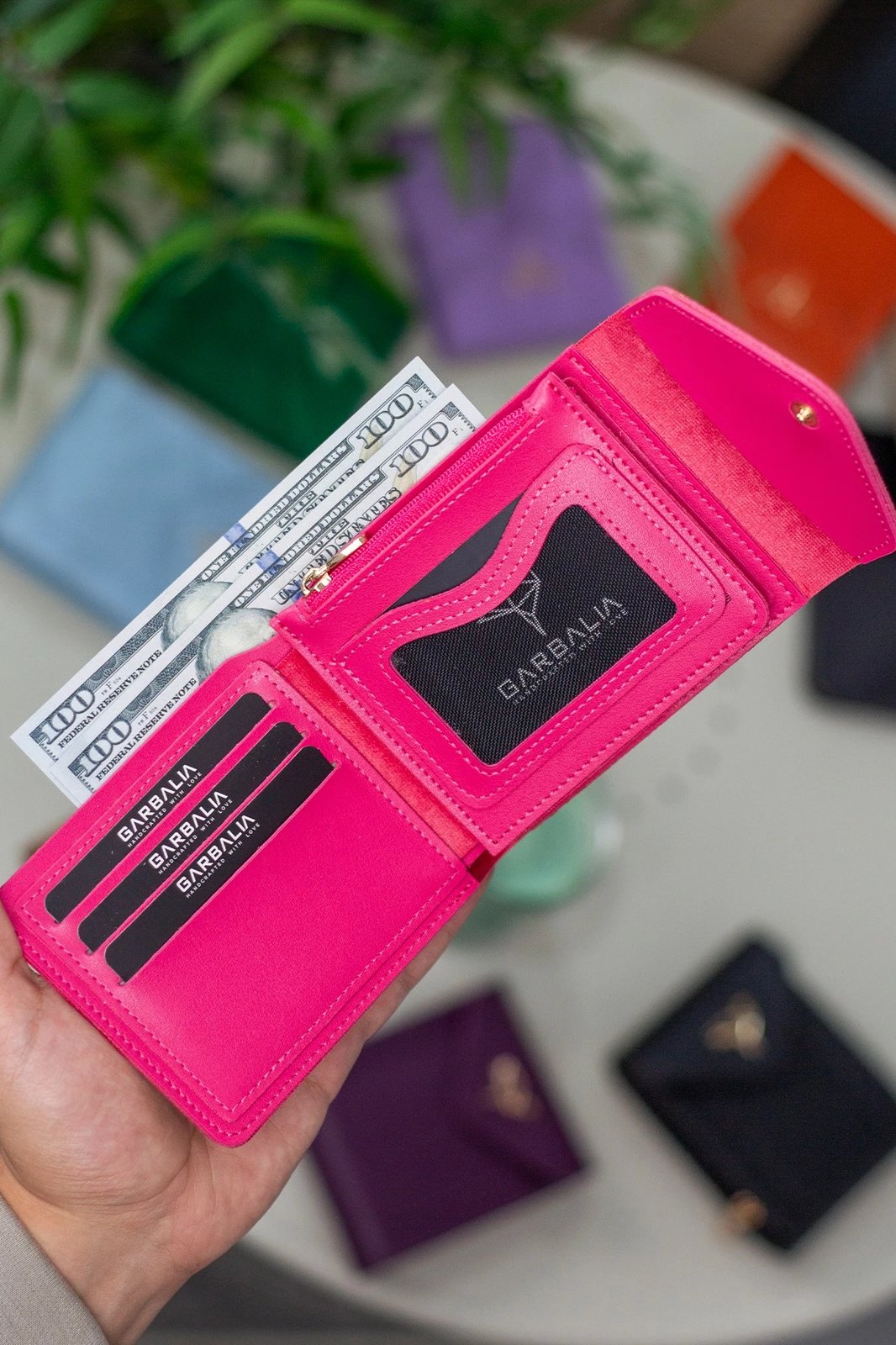 Portofol për gra, Zoozie Bags, fuchsia, Peru