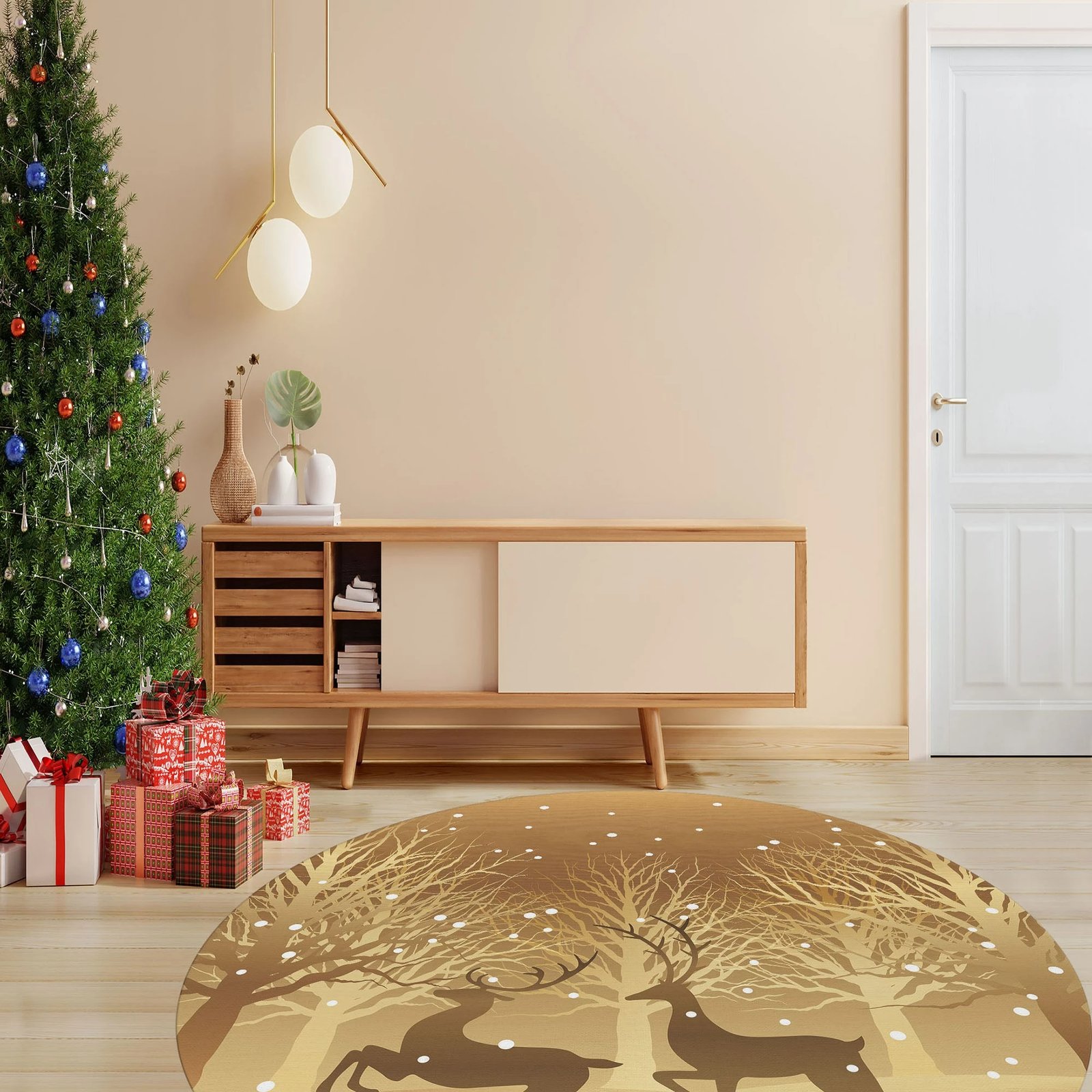 Qilim i artë, rrumbullakët, Conceptum Hypnose, Woopamuk451, 80cm