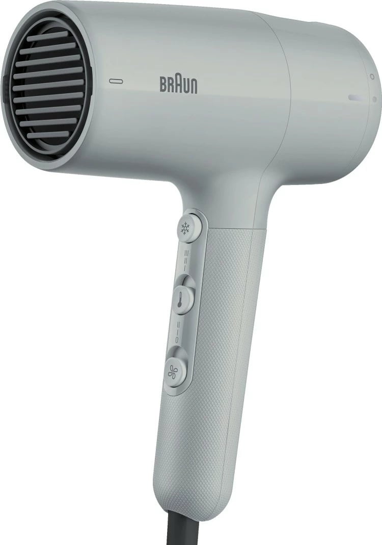 Tharëse flokësh, Braun, HD211E, 2100W, 3 nivele nxehtësie, kabllo 1.95 m, me koncentrator, e bardhë