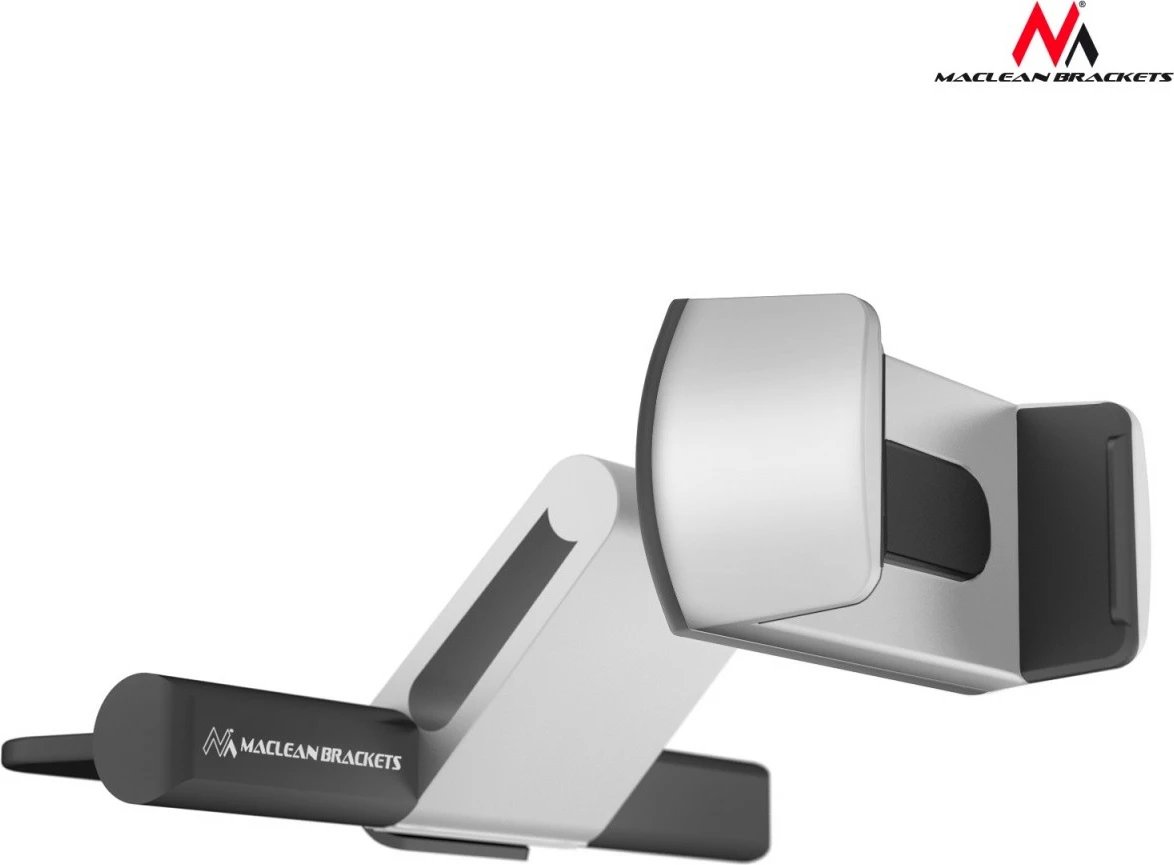 Mbështjellës telefoni për veturë Maclean MC-782, për CD slot, i zi/argjendtë