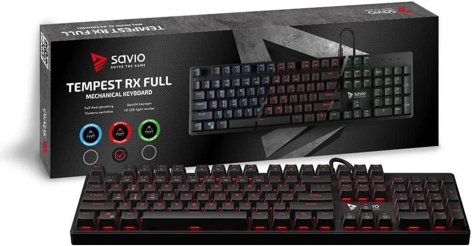 Savio Tempest RX Outemu Full Red