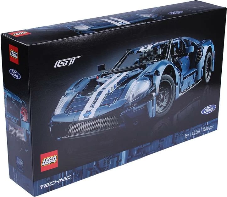 set ndërtimi LEGO Technic Ford GT 2022 42154, 1466 pjesë, 18+, blu