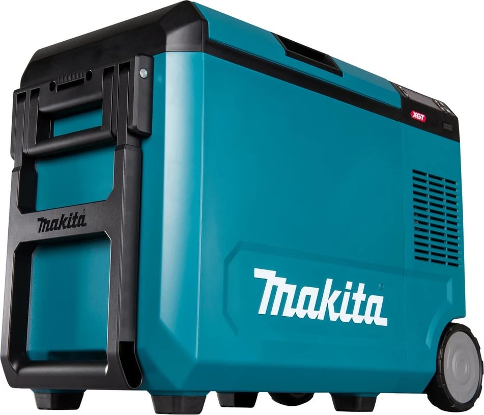 Kuti termike Makita CW004GZ 40V, portative, LED display, me rrota, zi/kaltër