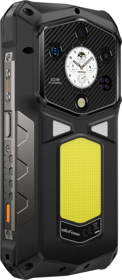 Celular Ulefone Armor 29 Pro 5G, 16GB/512GB, ekran 6.67" AMOLED 120Hz, bateri 21200 mAh, IP68/IP69K MIL-STD-810H, Android 15, e zezë