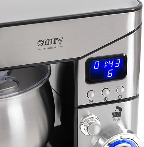 Mikser planetar me LCD, Camry, CR 4223, 5 L, 2000 W, argjendtë