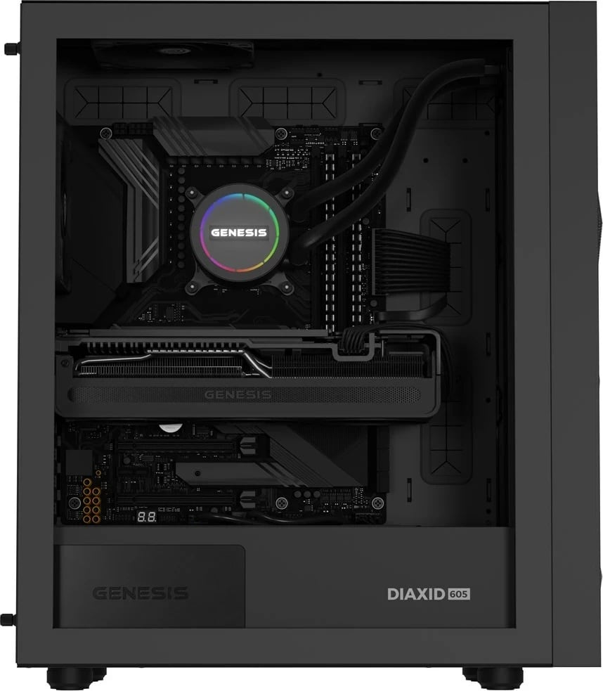 Kasë ftohëse me ujë GENESIS NLG-2320, 3 ventilatorë, e zezë