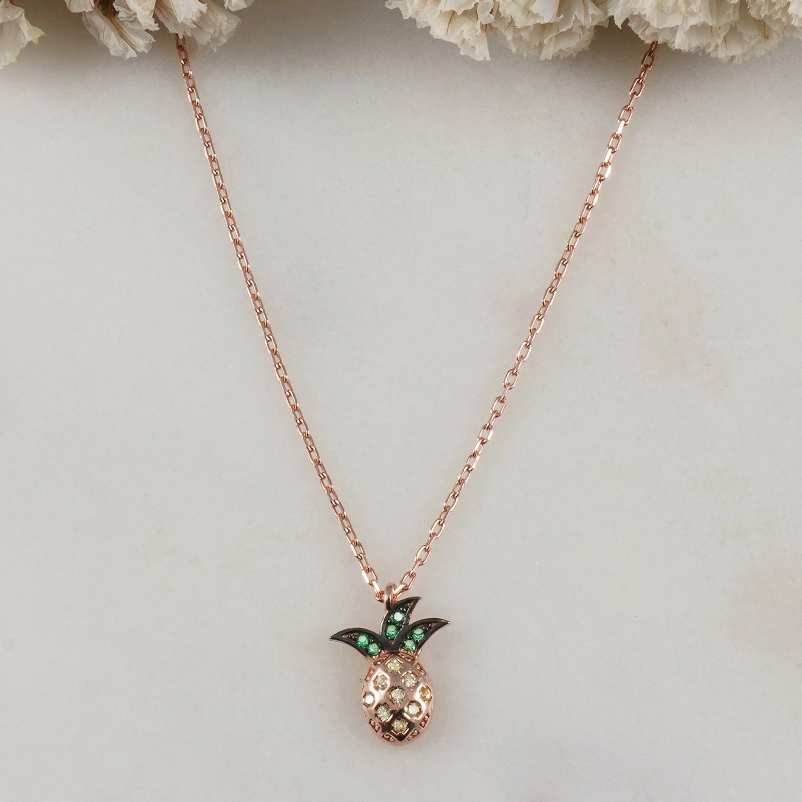 Qafore argjendi, ngjyrë rose gold, Jumeon, 10847ROS