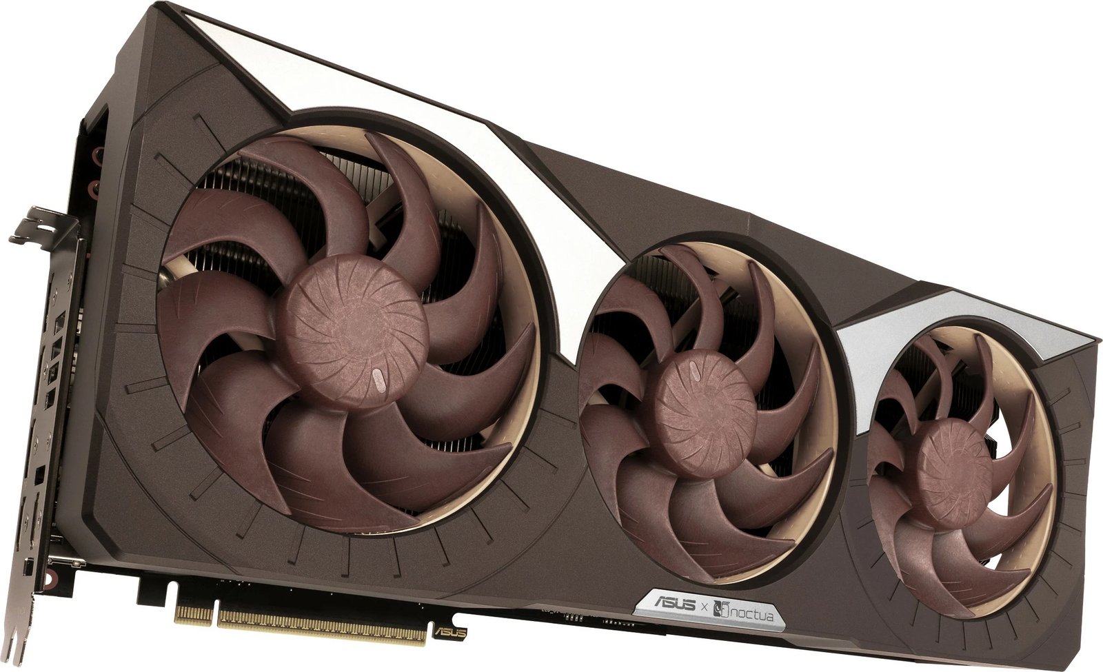 Kartelë grafike ASUS RTX 5080 Noctua OC Edition 16GB GDDR7, 3 ventilatorë, kafe Kartelë grafike ASUS RTX 5080 Noctua OC Edition 16GB GDDR7, 3 ventilatorë, kafe