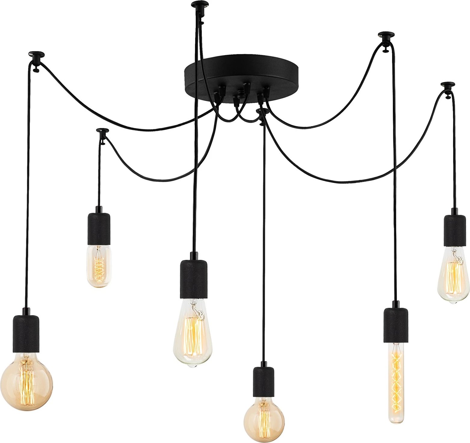 Llambë tavani Opviq, Kabluni, e zezë, MR-928