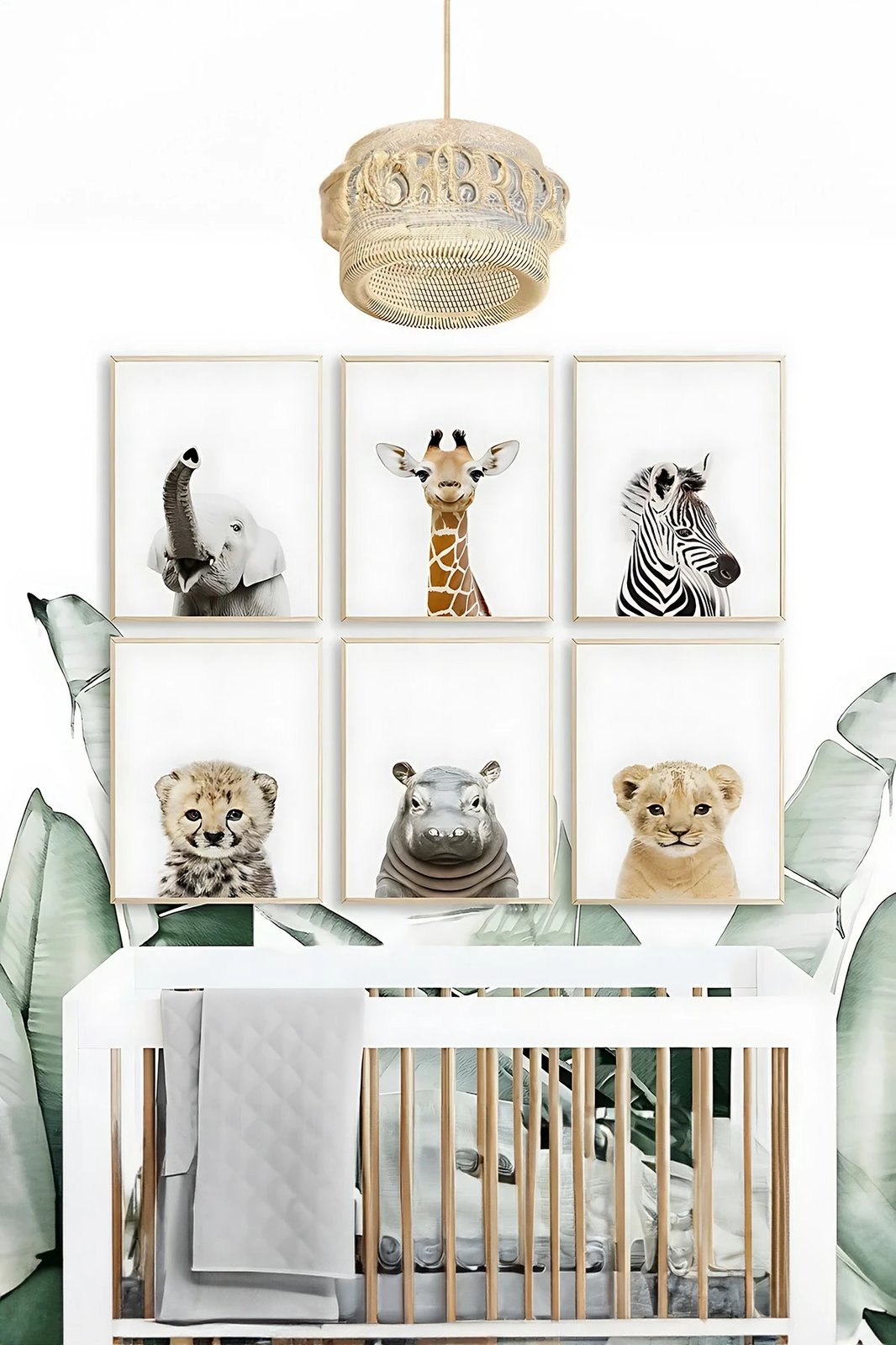 Set pikturash dekorative me kornizë, shumëngjyrëshe, 6 copë, Wallity, Artsycllct8