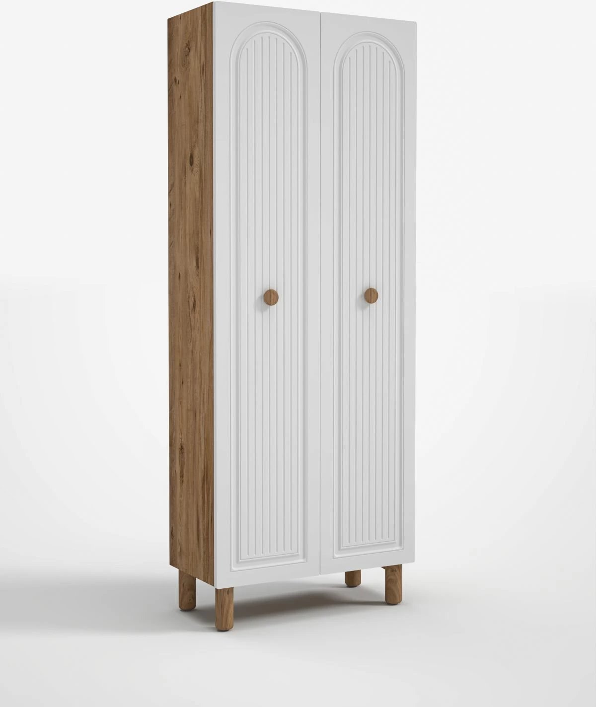 Dollap multifunksional, ngjyrë Atlantic Pine dhe e bardhë, Skye Decor, Vionne