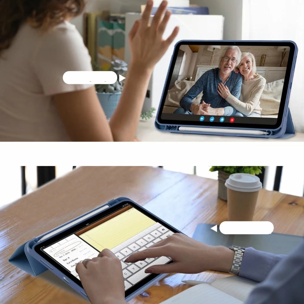 Mbështjellës Tech-Protect SC Pen për iPad 10.9" (2022), Silikon, Blu