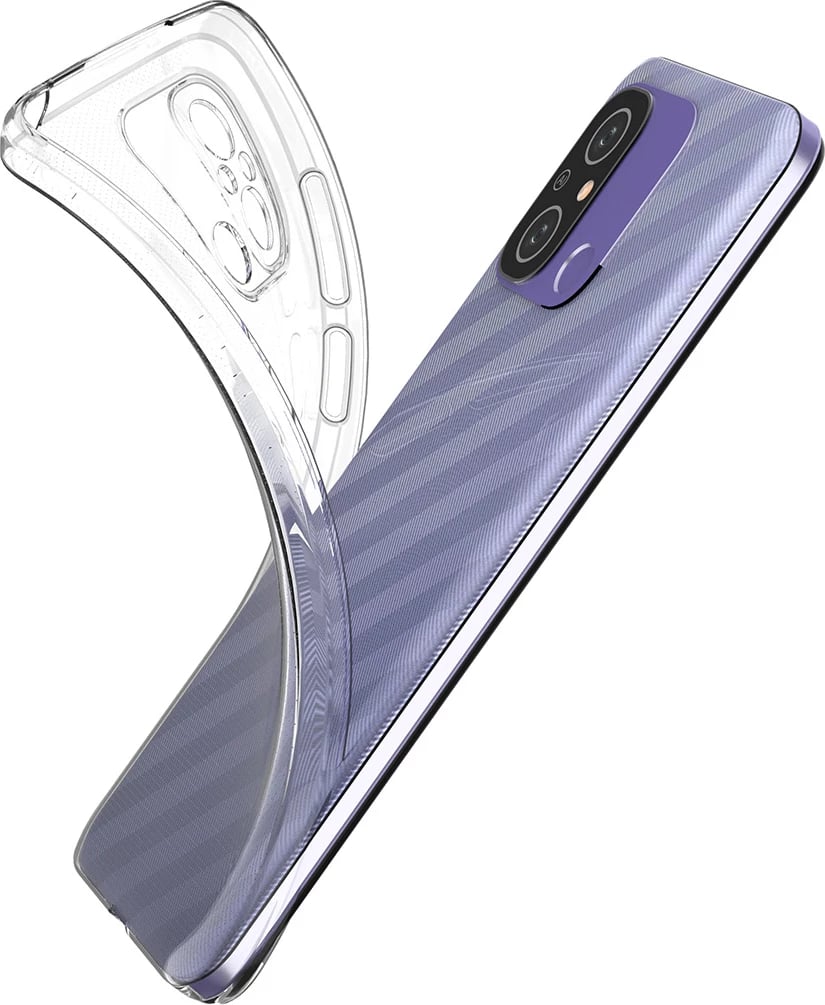 Mbështjellës Hurtel Ultra Clear 0.5mm për Xiaomi Redmi 11A / Poco C55 / Redmi 12C, Transparent