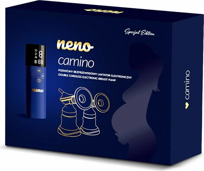Pompë gjiri elektronike neno Camino, 180 ml, Blu Pompë gjiri elektronike neno Camino, 180 ml, Blu