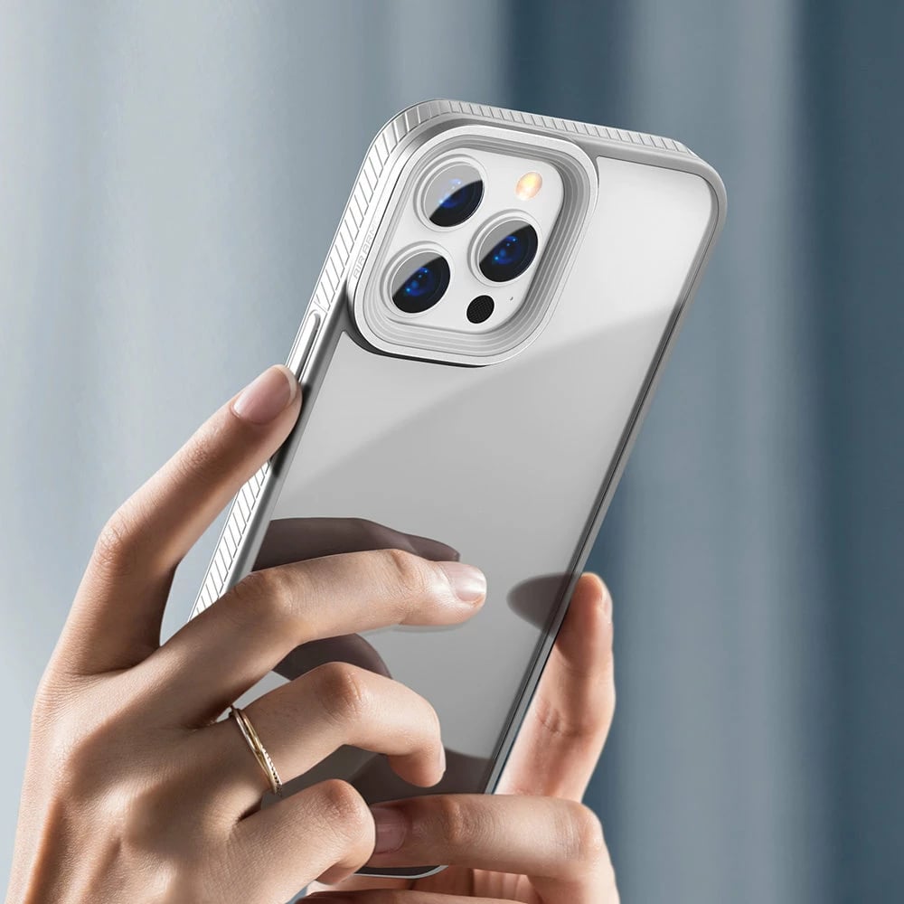 Mbështjellës Baseus Crystal Armor për iPhone 13 Pro, gri