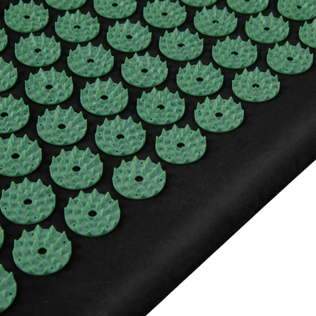 Jastëk dhe dyshek akupresure për fitnes Spokey, zi-gjelbër