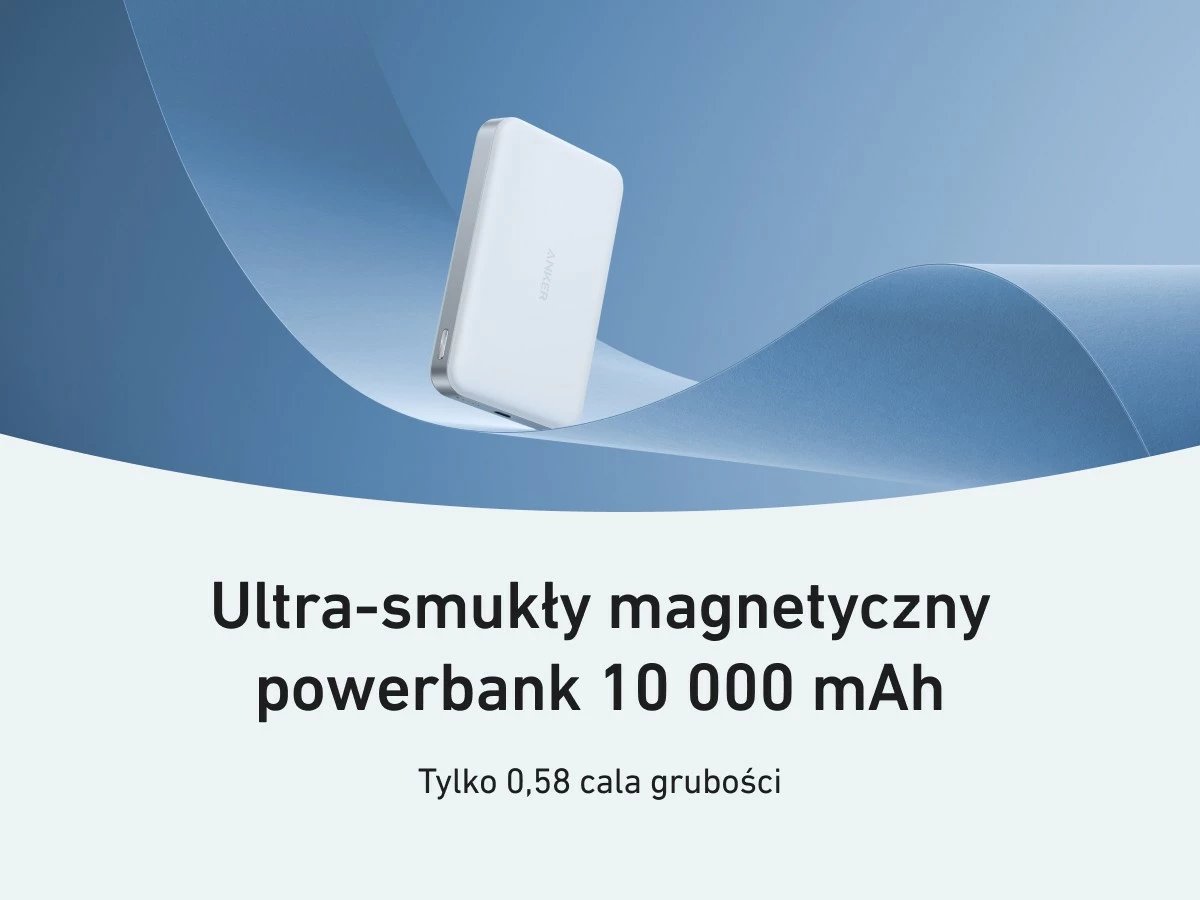 Powerbank wireless Anker MagGo A1664H21 10000mAh USB-C për iPhone MagSafe e bardhë