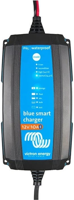 Karikues baterie Victron Energy Blue Smart IP65 Charger 12/10 me DC connector, Blu