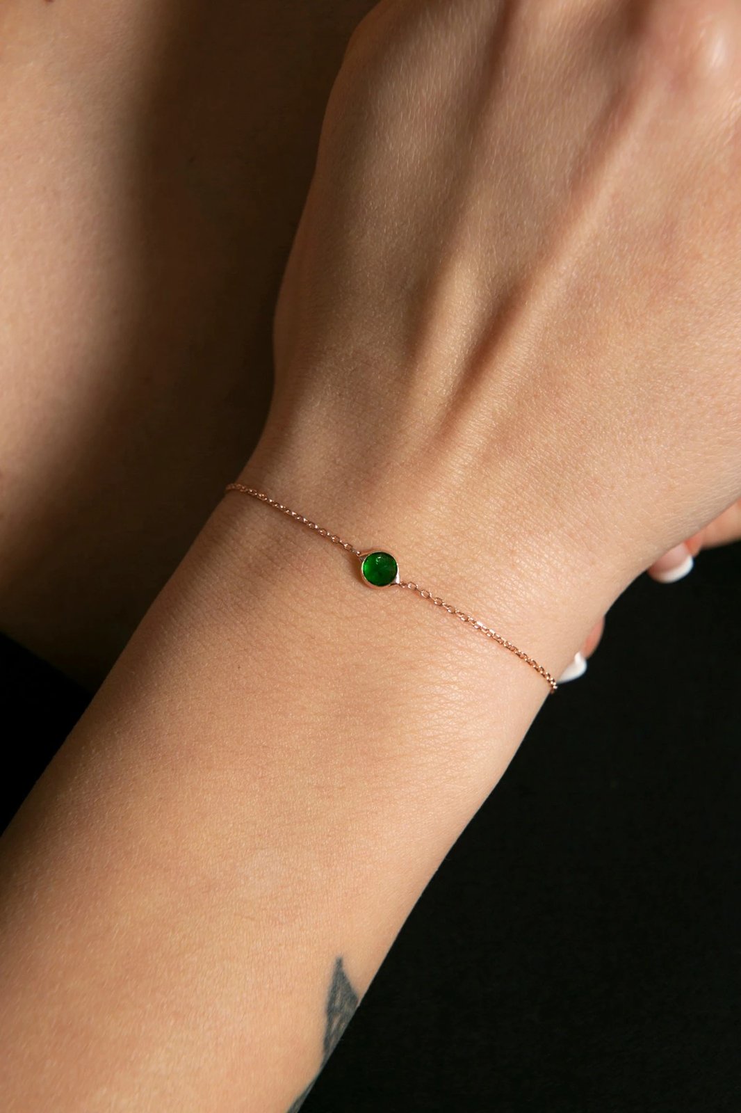 Byzylyk argjendi, ngjyrë ari rozë, Elika Silver, TFNY65170