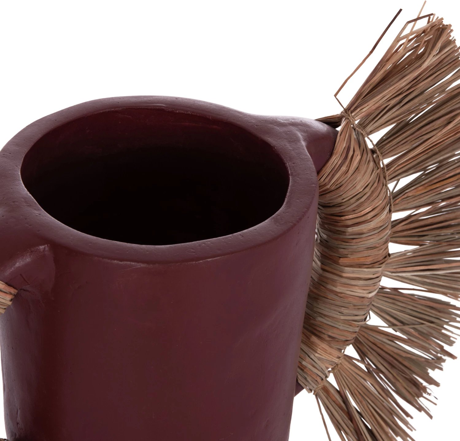 Vazo dekorative tavoline ALICA, terrakotë, ngjyrë maro, me bar të thatë, FH4668.06S, 55x19x34Hcm Vazo dekorative tavoline ALICA, terrakotë, ngjyrë maro, me bar të thatë, FH4668.06S, 55x19x34Hcm