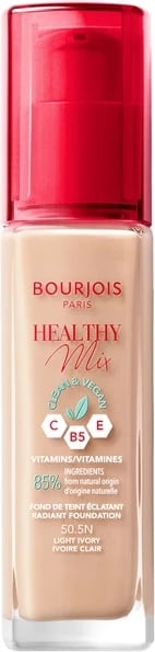 Fondatinë Bourjois Healthy Mix Clean Vegan Illuminating Foundation 50.5N Light Ivory 30ml