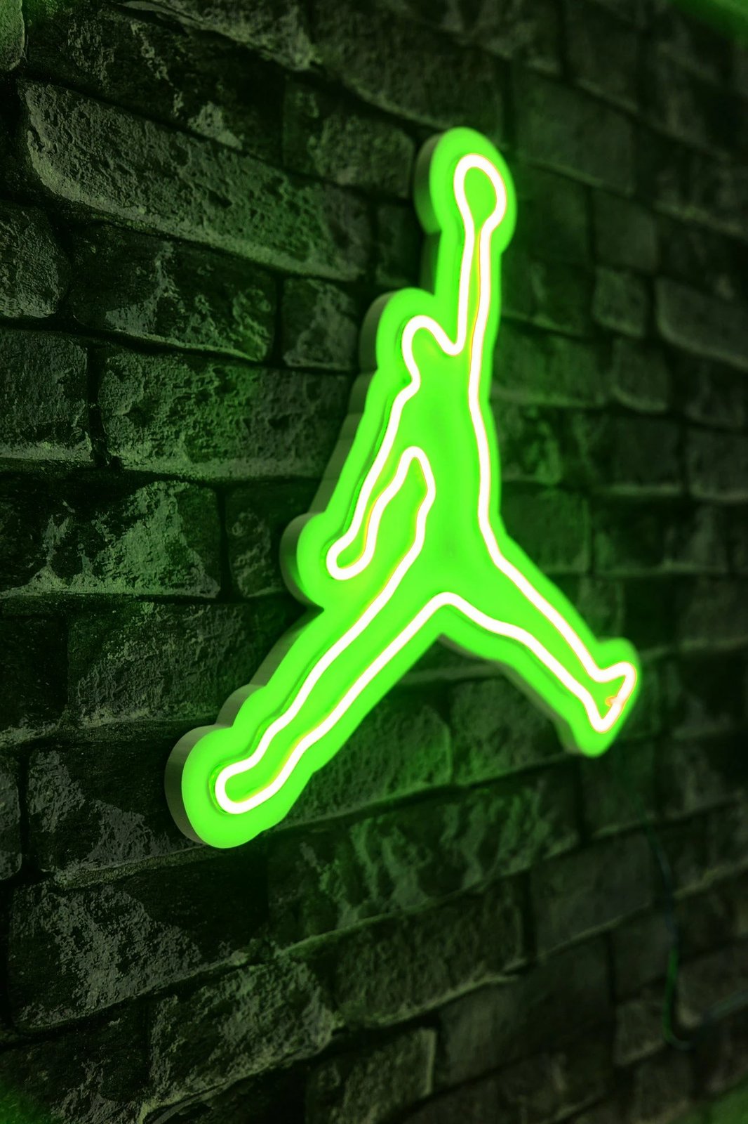 Dritë dekorative LED plastike, basketbollist, ngjyrë e gjelbër, Wallity