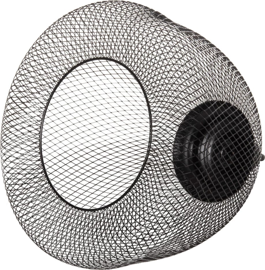 Llampë varëse tavani, rrjetë metali e zezë, kapak në formë zileje, FH4100, Φ32x137H cm Llampë varëse tavani, rrjetë metali e zezë, kapak në formë zileje, FH4100, Φ32x137H cm