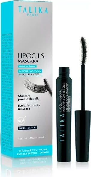Mascara për qerpikë rezistente ndaj ujit Talika Lipocils unisex 8.5ml e zezë