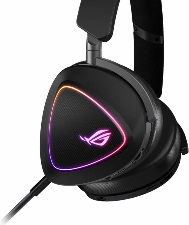 Kufje gaming Asus ROG Delta II, të zeza