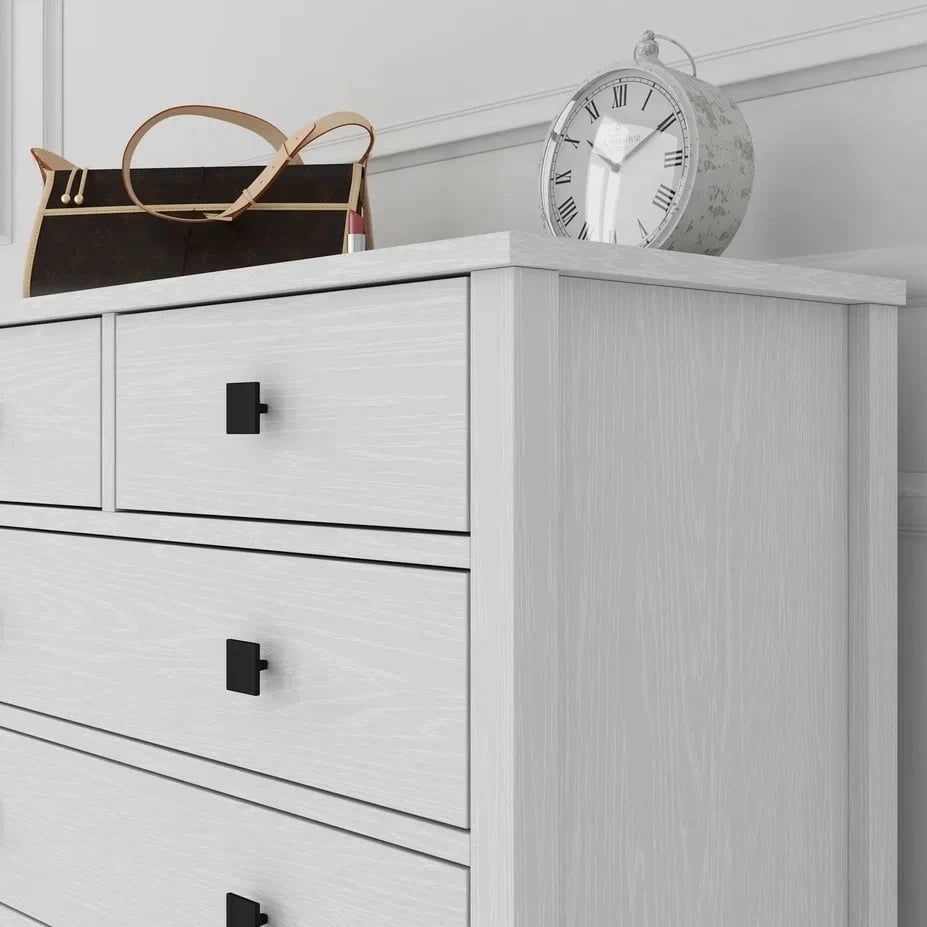 Komodë Hanah Home, FRN-10061-3, dru dhe e bardhë