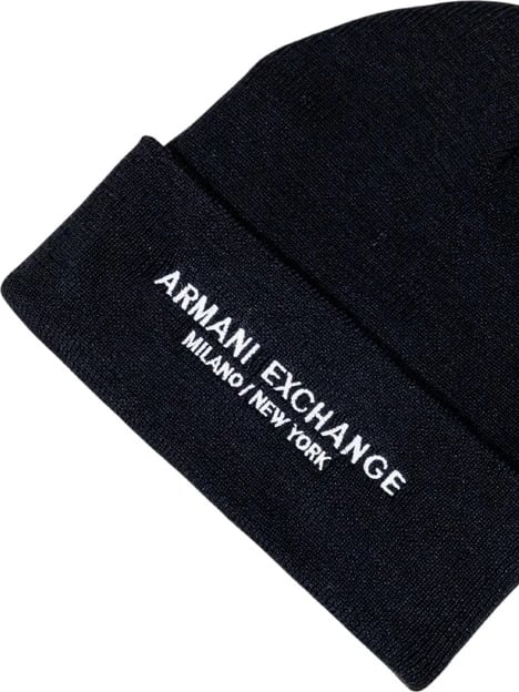 Kapelë Armani Exchange për meshkuj, e zezë Kapelë Armani Exchange për meshkuj, e zezë