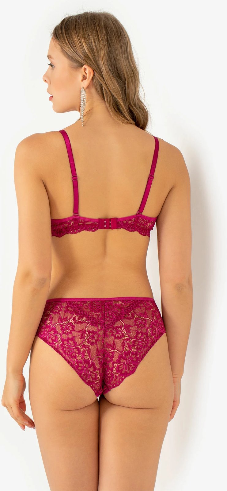 Set reçipetash me brekë Jumeon, ngjyrë qershie, 148-007080