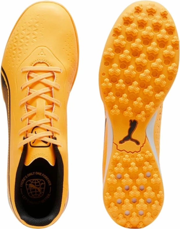 Atlete për futboll Puma King, për meshkuj, portokalli