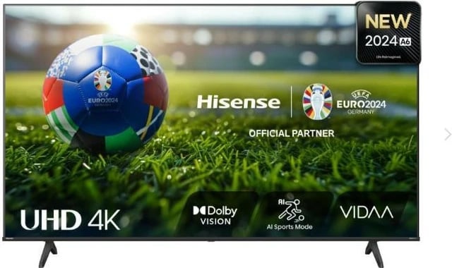 Televizor LED Hisense 43A6N, 43", Ultra HD 4K, Smart TV, i zi