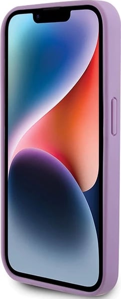 Mbështjellës Guess Leather 4G Stamped për iPhone 15 Pro Max, vjollcë Mbështjellës Guess Leather 4G Stamped për iPhone 15 Pro Max, vjollcë