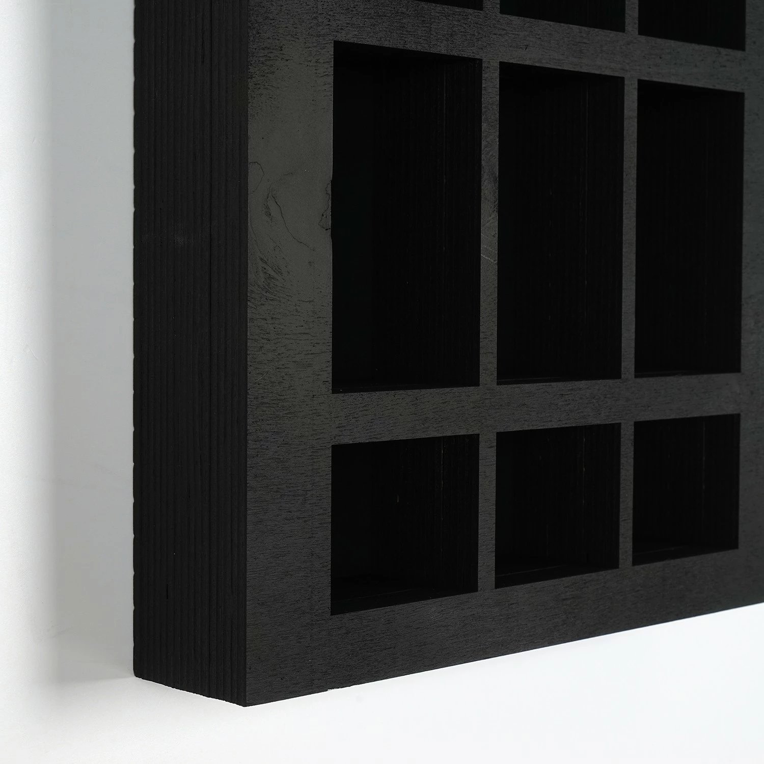 Organizues dekorativ prej druri, ngjyrë e zezë, Skye Decor, Meh207-S, 45x20x6 cm