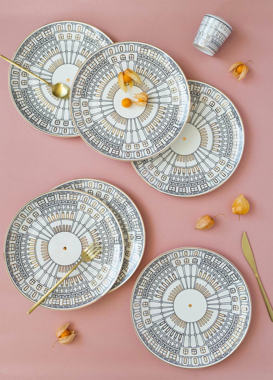 Set pjatash shërbimi (6 copë), Hermia, DNR0080