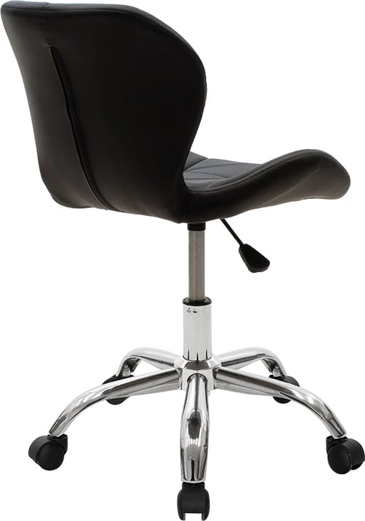 Karrige zyre Frea II, lëkurë PU, ngjyrë e zezë