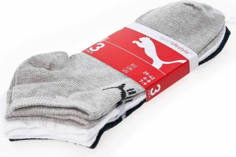 Çorape sneaker Puma, unisex, shumëngjyrëshe