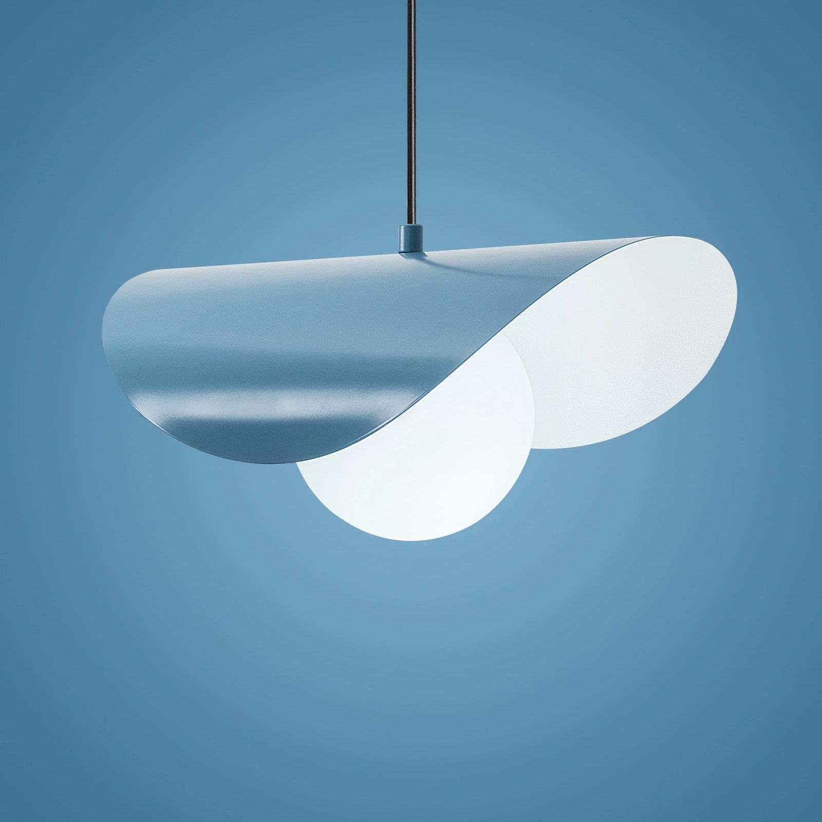 Llambë tavani Opviq Vatoz Nus 6141, ngjyrë kaltër e çelët