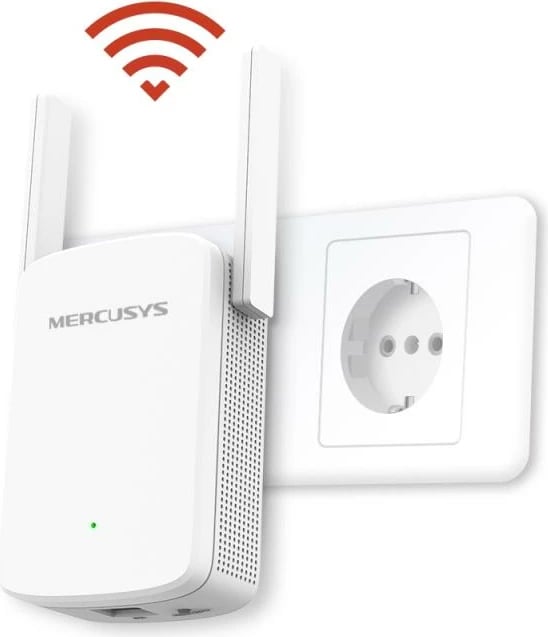 Repeater Wi‑Fi, Mercusys ME30, AC1200 dual-band, port Ethernet, me antena të rregullueshme
