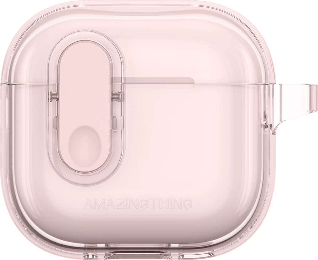 Mbështjellës AmazingThing Minimal për AirPods 4, Rozë