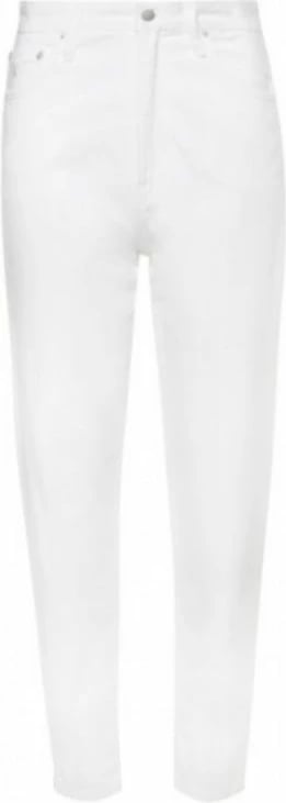 Pantallona Calvin Klein Jeans për femra, të bardha