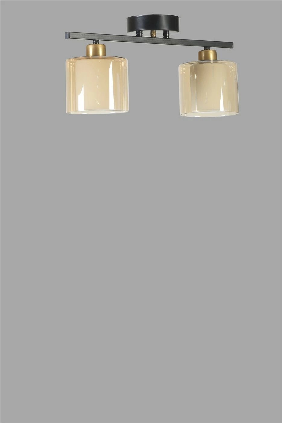 Llambë tavani Opviq Yeni Nomi 2, ngjyrë e zezë dhe qelq bal, avize Llambë tavani Opviq Yeni Nomi 2, ngjyrë e zezë dhe qelq bal, avize