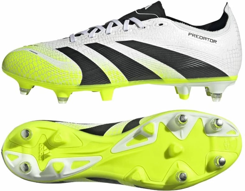 Atlete futbolli adidas për meshkuj, të bardha