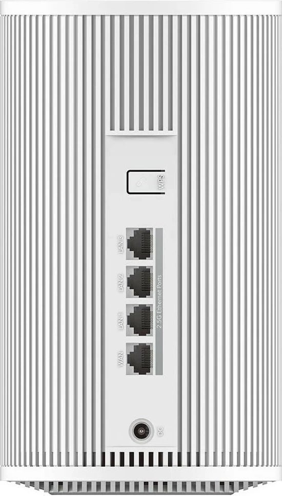 Router mesh Cudy M11000, WiFi 7, 2.5G, tri-band, 2 copë, bardhë