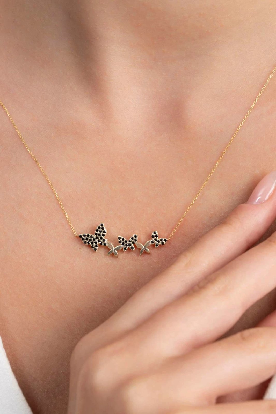 Varëse argjendi me flutura, ngjyrë ari, Jumeon, ELKSLVR7813A