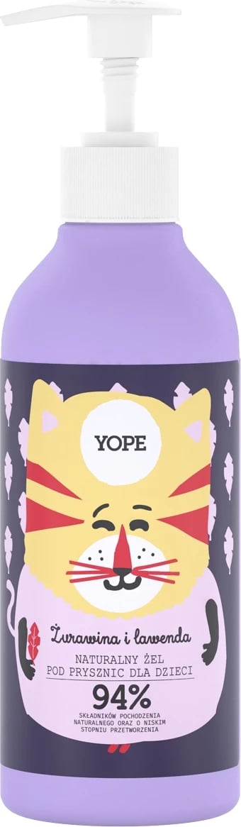 Xhel dushi për fëmijë Yope Cranberry & Lavender 400ml