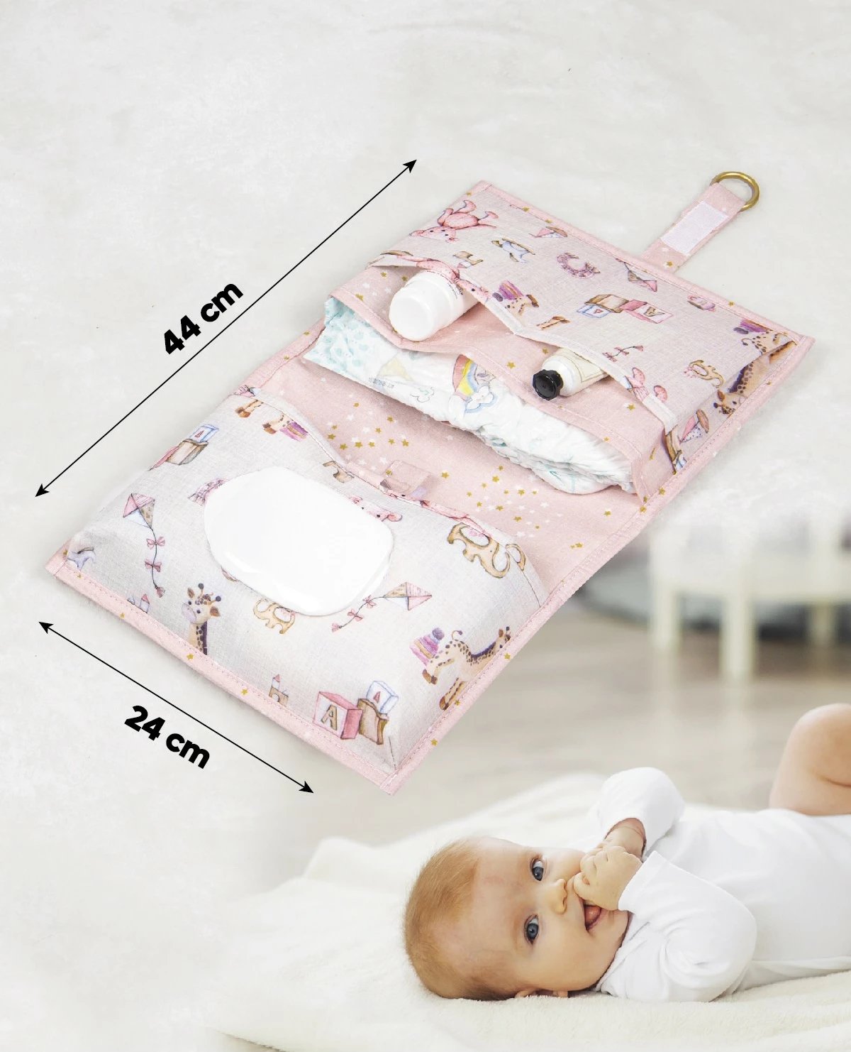 Shportë prej ndjesi, rozë, Aberto Design, KALS-04294