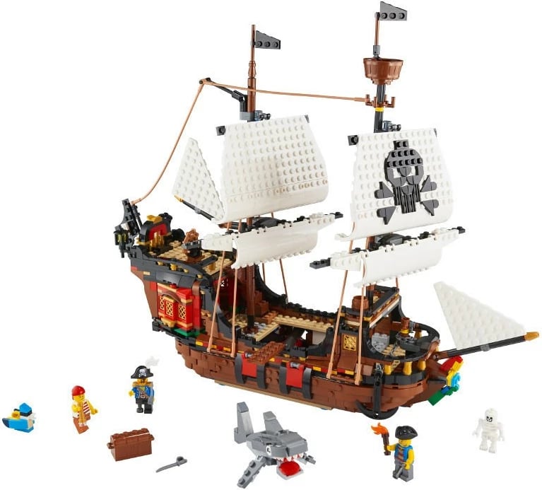 Lodër për fëmijë LEGO, anije e piratëve